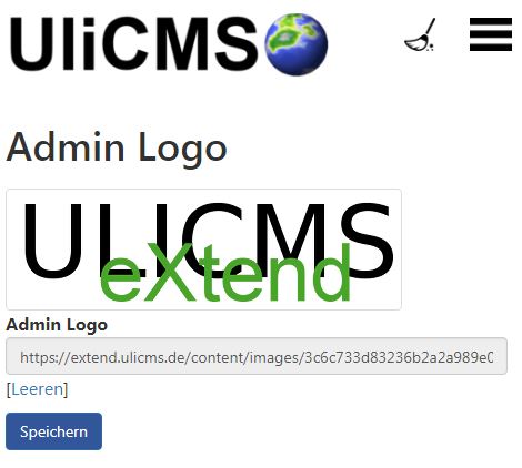 Screenshot Admin Logo