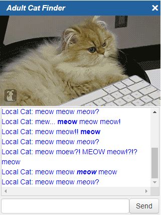 Screenshot Adult Cat Finder