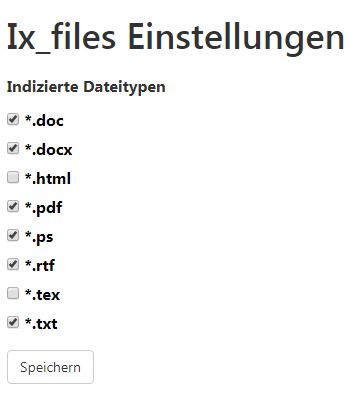 Screenshot Datei Indexer